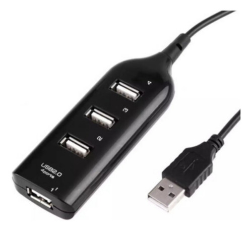 Hub Usb 4 Portas 2.0 Extensor Multi Drive Adaptador Pc Note