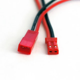 Conector Jst Rcy 2 Pines Siliconado Par Macho Hembra 10cm