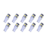 Lampara Led T10 W5w 5 Smd Luz Posicion, Patente X10 Unidades