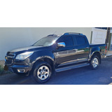 Chevrolet S 10 Ltz, 2.4 Flex, Cabine Dupla, Preta, 2013 