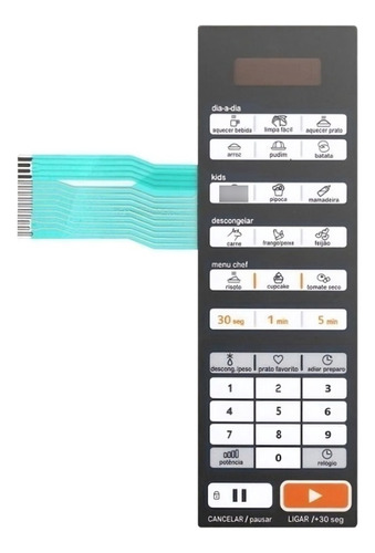 Membrana Para Forno Microondas Midea Mtae21 Mtae22