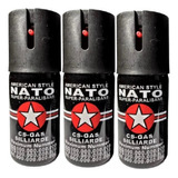 Spray De Pimenta Kit 03 X 40ml Nato Black Frete Grátis!!