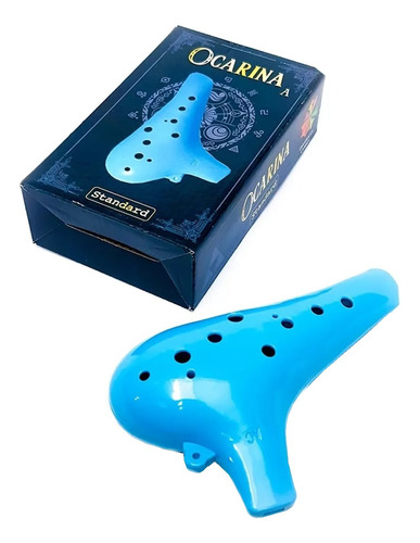 Flauta Ocarina Standard Abs 12 Furos