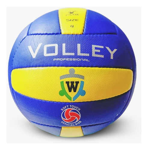 Pelota De Voley Profesional Wolfi 18 Paneles Nº4 Soft Touch