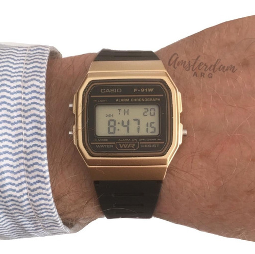 Reloj Casio Modelo F-91w  Digital   ...amsterdamarg...