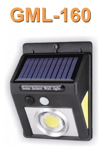 Luz Led Exterior Solar Panel Sensor Movimiento Vapex 