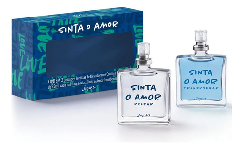 Estojo Sinta O Amor Masculino Jequiti