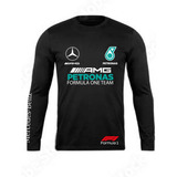 Polera Manga Larga Mercedes Benz F1 Petronas