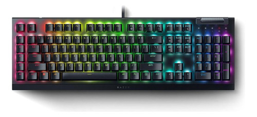 Teclado Razer Blackwidow V4 X Black Switch Yellow Español