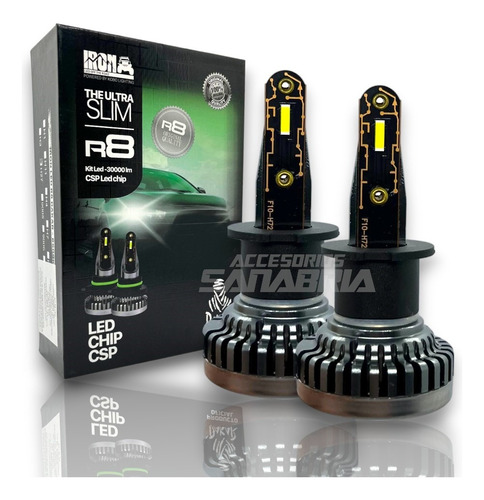 Kit Led Cree R8 Chip Csp Sin Cooler Ultra Liviano + Compacto