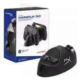  Cargador Chargeplay Duo Para Dos Controles Ps4 Hyperx