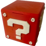 Caja Contenedor Multiuso Bloque Cubo Mario Bros. 3d