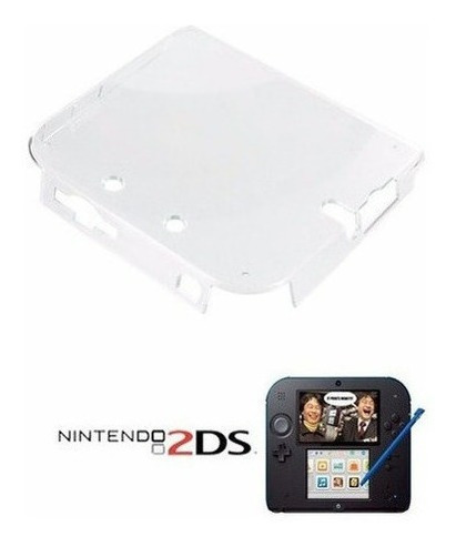 Cristal Case Para 2ds Y Mica De Proteccion Para Nintendo 2ds