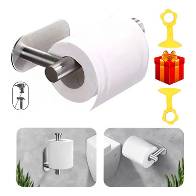 Autoadhesivo Porta Rollo Papel Higiénico Acero Inoxidable | Envío gratis