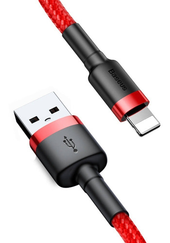 Cable Baseus Para iPhone 2.4a Usb - Lightning Fast Charge 1m