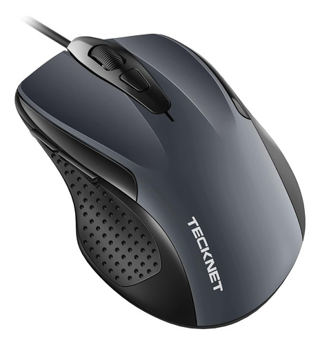 Mouse Óptico Ergonómico Usb Alámbrico Tecknet 