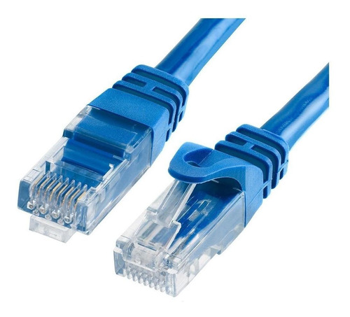 Cable Red Utp Cat5e 10 Mt Lan Conector Funda Sellado Fabrica