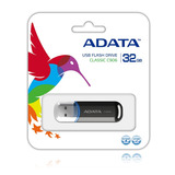 Memoria Adata 32gb Usb 2.0 C906 Negro Ac906-32g-rbk /v /vc