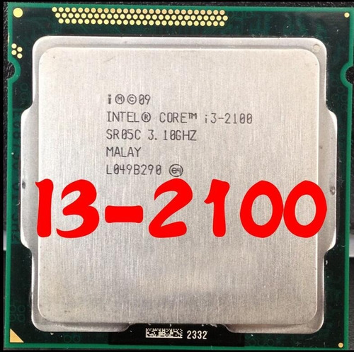 Processador  Intel Core I3-2100  De 2 Núcleos E 3.1ghz 