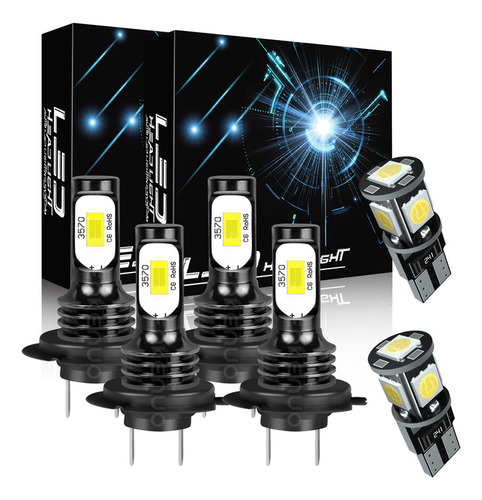 Para Saab 9-5 H7 Super White Bombillas Led 60w 6x