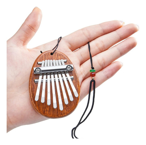 Mini Kalimba, 8 Teclas, Piano Instrumento Portátil