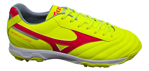 Chuteira Society Mizuno Morelia Classic As Preto/amarelo