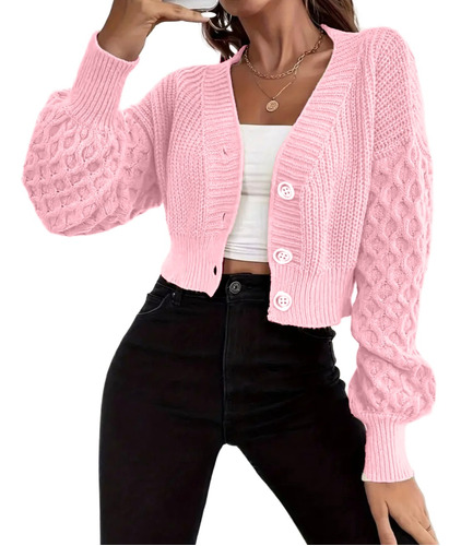 Sweater Cárdigan Moda Mujer Juvenil 