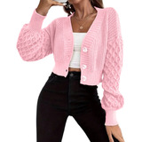 Sweater Cárdigan Moda Mujer Juvenil 