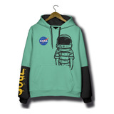 Buzo Hoodie Saco Dama Hombre Tematico Retrolive Nasa Space 