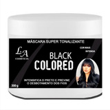 Máscara Capilar Tonalizante Preto Iluminado Salão De Beleza