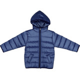 Campera Abrigo Inflada Con Frisa Escolar - Niños