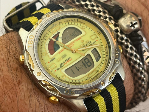 Citizen Chronograph Timer Yatch Calibre C211 Natulite Japan