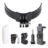 Base Casco Frontal Adhesiva Para Celular Compatible Gopro