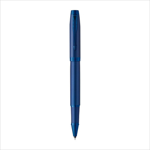 Pluma Rollerball Parker Monocromático Azul Metal