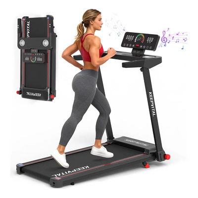 Caminadora Eléctrica KEEPVITAL Q8 Color Negro | Meses sin interés