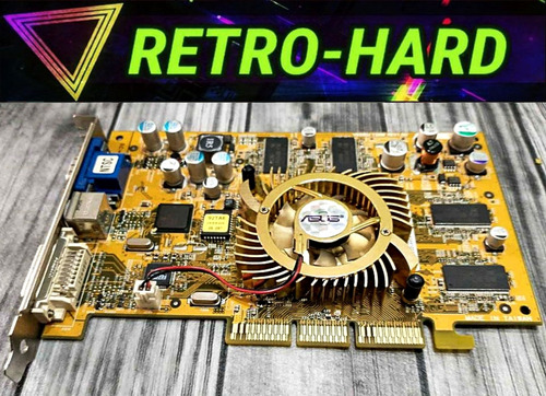 Placa De Video Retro Nvidia Geforce 4ti 4200 128 Mb Ddr Asus