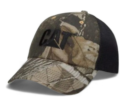 Gorra Cachucha Cat Caterpillar Camuflaje Con Malla  Original