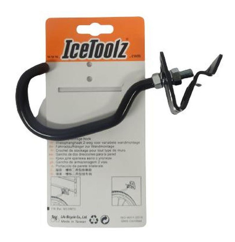 Gancho Guardaciclas P655 Icetoolz Negro