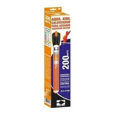 Termostato Calentador Aquakril 4180 200W Automático 200L Acuarios | MercadoLibre