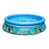 Pileta Intex Easy Set Ocean Reef 366 X 76 Cm 5621l Inflador