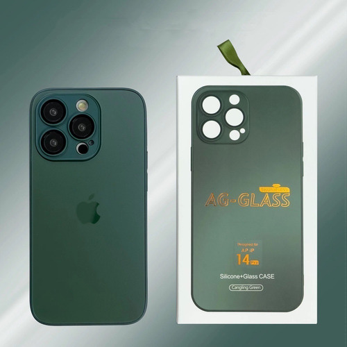 Capa Luxo Glass Case Original Para iPhone 12 Ao 14 Pro Max