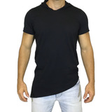 Camisa Camiseta Oversized Roupa Capuz Lateral Masculina Fit