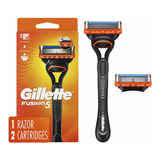 Rastrillo Gillette Fusion 5 Con Dos Cartuchos De 5 Hojas