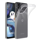 Estuche Transparente Space Para Motorola Moto G22  Acrilico