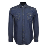 Camisa Vaquera Wrangler Hombre Mezclilla S98