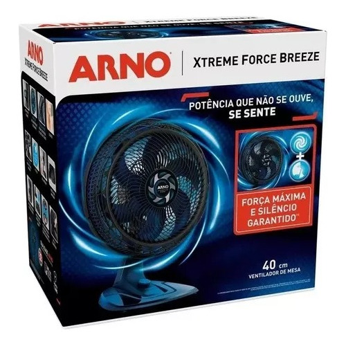 Mais Vendido Ventilador De Mesa Arno Xtreme Forcebreeze 40cm