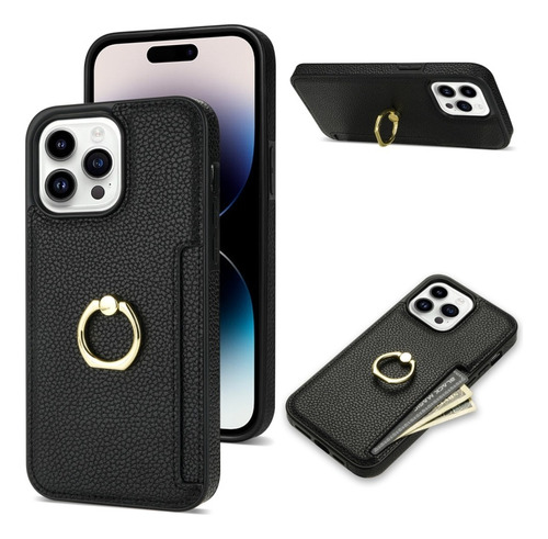 Funda De Teléfono Insertable Con Tarjeta Para iPhone Con