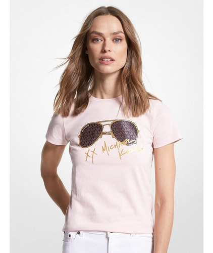 Playera Mujer Michael Kors Lentes A Meses Sin Int