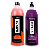 Kit Lava Auto V-floc 1,5l Desengraxante Impact 1,5l Vonixx