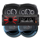 Combo Audio Car Estéreo + Parlante 6x9 + 5 PuLG Bravox Xline